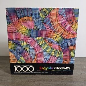 Crayola Freeway - A Vintage 1000 Piece Jigsaw Puzzle by Springbok